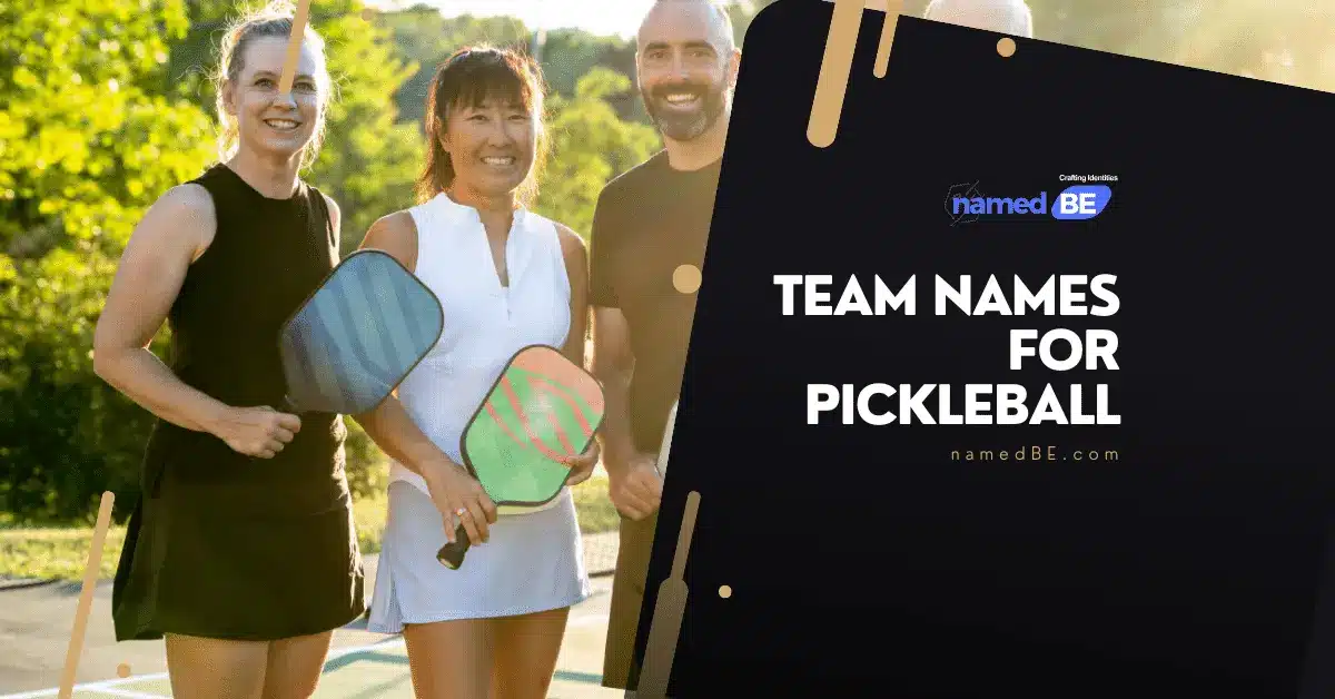 Featured Image of Team Names For Pickleball